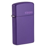 Zippo Slim Purple Matte Zippo Logo 1637ZL